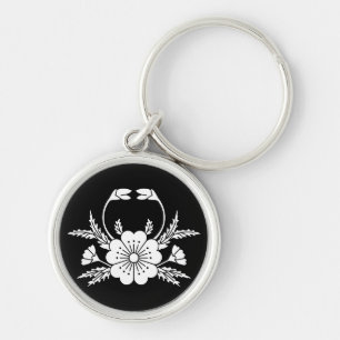 Porte-clés Crab-shaped cherry blossom