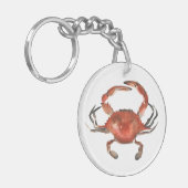 Porte-clés Crabe aquarelle - Rouge (Devant gauche)