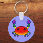Porte-clés crabe Fierté LGBT+ (Recto)