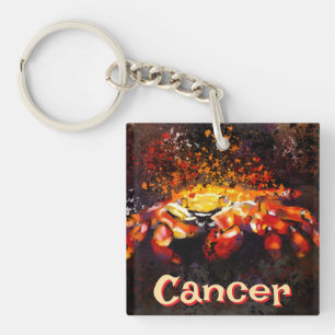 Porte-clés Crabe Nautique Plage Cancer Personnalisé