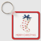 Porte-clés Crabe rouge côtier Prise de Noël (Recto)