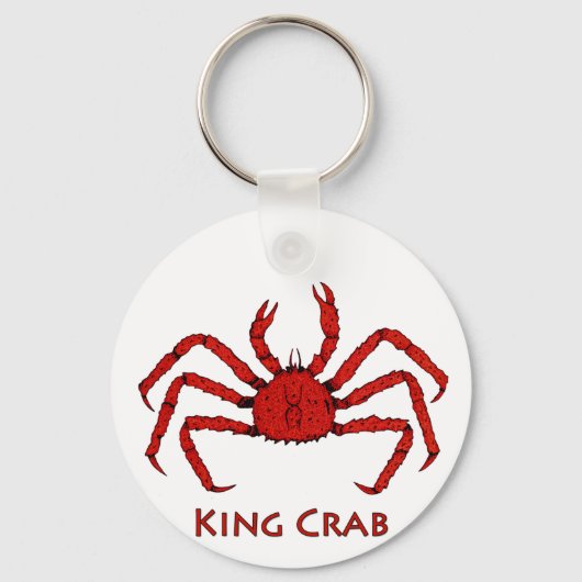 Porte-clés Crabe rouge (illustration couleur) (Recto)