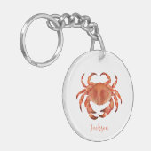 Porte-clés Crabs Seaside Coastal Nautical (Devant gauche)