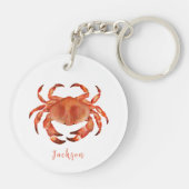Porte-clés Crabs Seaside Coastal Nautical (Dos)