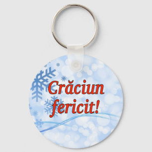 Porte-clés Crăciun fericit ! Joyeux Noël en roumain rf