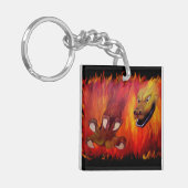 Porte-clés Craie rouge dragon (Devant gauche)