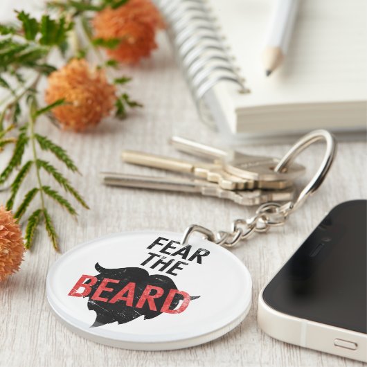 Porte-clés Craignez la barbe (Devant Droit)