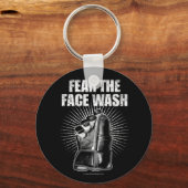 Porte-clés Craindre Le Lavage Visage (Hockey) (Recto)
