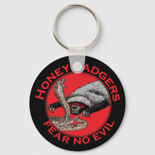 Porte-clés Craindre le mal Badass Honey Badey