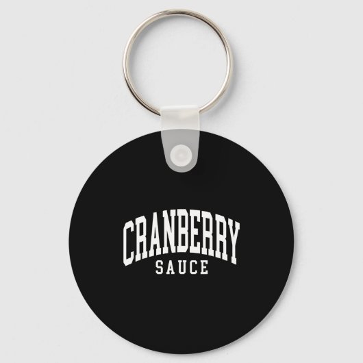 Porte-clés Cranberry Sauce Thanksgiving Cooking Funny (Recto)