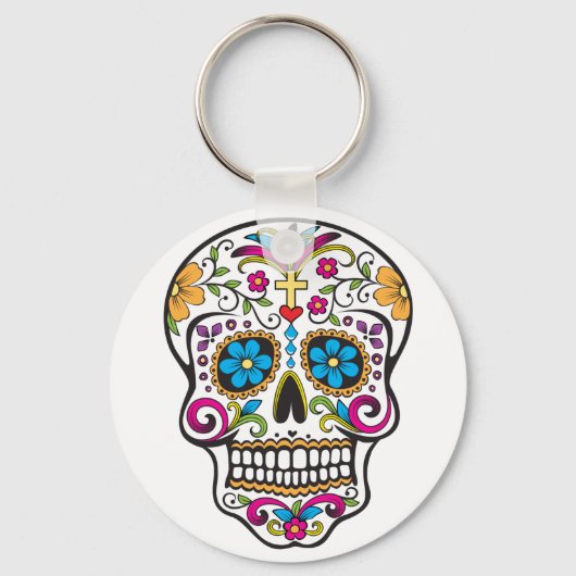Porte-clés Crâne à sucre (Recto)