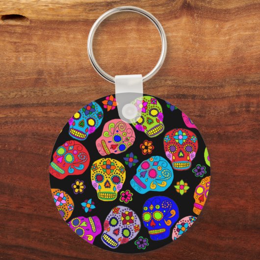 Porte-clés Crâne à sucre (Recto)