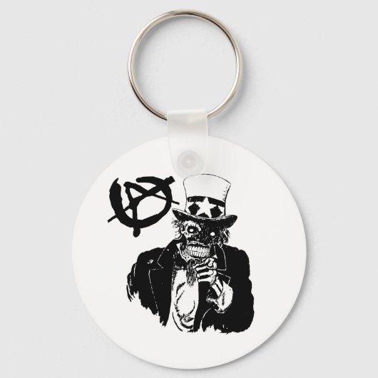 Porte-clés Crâne anarchique (Recto)