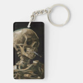 Porte-clés Crâne avec brûler la cigarette Vincent van Gogh Ar (Dos)