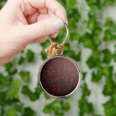 Porte-clés Crâne avec casque Samurai (Main)