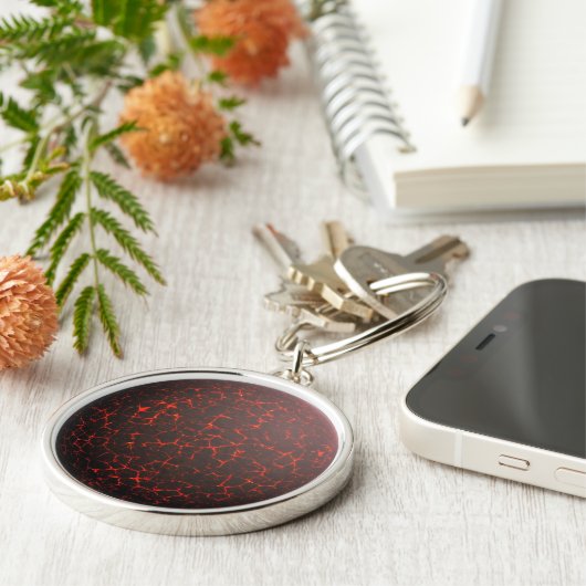 Porte-clés Crâne avec casque Samurai (Côté)