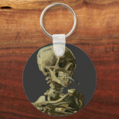 Porte-clés Crâne avec cigarette par Van Gogh (Verso)