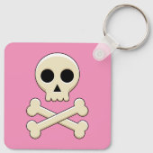 Porte-clés Crâne avec os (Dos)