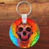 Porte-clés Crâne couleur (Recto)
