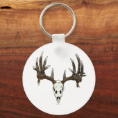 Porte-clés Crâne de cerf blanc 1 (Recto)