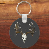 Porte-clés Crâne de cerf blanc 1 (Recto)