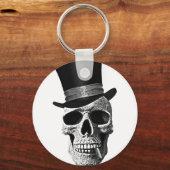 Porte-clés Crâne de chapeau supérieur (Recto)