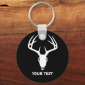 Porte-clés Crâne de chasse aux cerfs sur mesure (Recto)