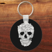 Porte-clés Crâne de chat - Kitty Skeleton Idée de costume d'H (Recto)
