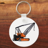 Porte-clés Crane de construction orange (Recto)