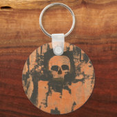 Porte-clés Crâne de cuivre liquide (Recto)