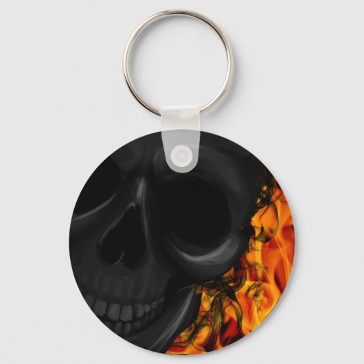Porte-clés Crâne de feu (Recto)