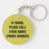 Porte-clés Crâne de fleurs 5 (Dos)