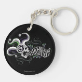 Porte-clés Crâne de joker du peloton | de suicide - Haha (Dos)