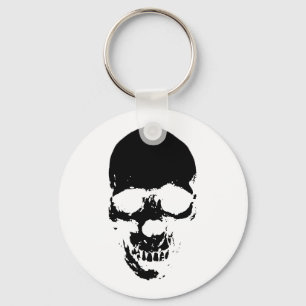 Porte-clés Crâne de la faucheuse noire