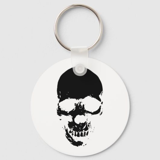 Porte-clés Crâne de la faucheuse noire (Recto)