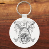 Porte-clés Crâne de paix (Recto)