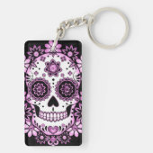 Porte-clés Crâne de sucre pourpre (Dos)