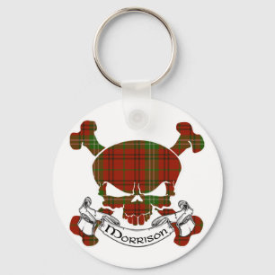Porte-clés Crâne de tartan de Morrison