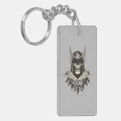Porte-clés Crâne démon (Devant gauche)