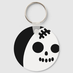 Porte-clés Crâne d'oeuf effrayant - Halloween