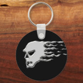 Porte-clés Crâne en métal (Recto)