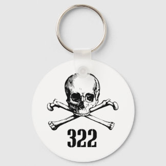 Porte-clés Crâne et os 322