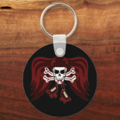 Porte-clés crâne et patins (Recto)