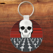 Porte-clés Crâne et tombes (Recto)