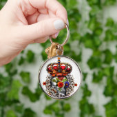 Porte-clés Crâne floral (Main)