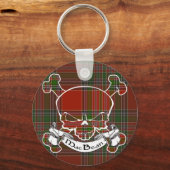 Porte-clés Crâne MacBean Tartan (Recto)