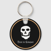 Porte-clés Crâne, Pirates, Noir, Ghotique / Conquérir (Recto)