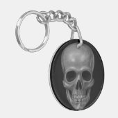 Porte-clés Crâne réaliste (Devant gauche)