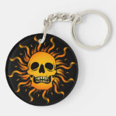 Porte-clés Crâne solaire (Dos)