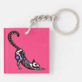 Porte-clés Crâne sucre Calavera Cat I (Dos)